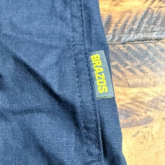 NEW Brazos Work Force Men's Utility Button Down Long Sleeve Shirt - Picture 3 of 5